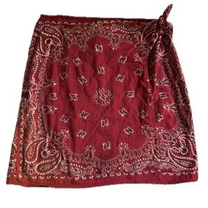 Vintage Bandana Mini Skirt